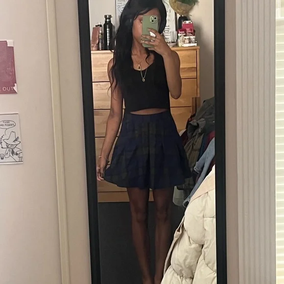 Long Skater Skirt H&m H&M Black Skater Skirt With Zip UK